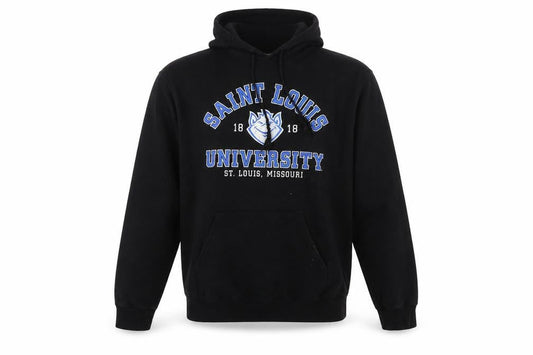 Champion Men's Black Saint Louis University Pullover Hoodie M