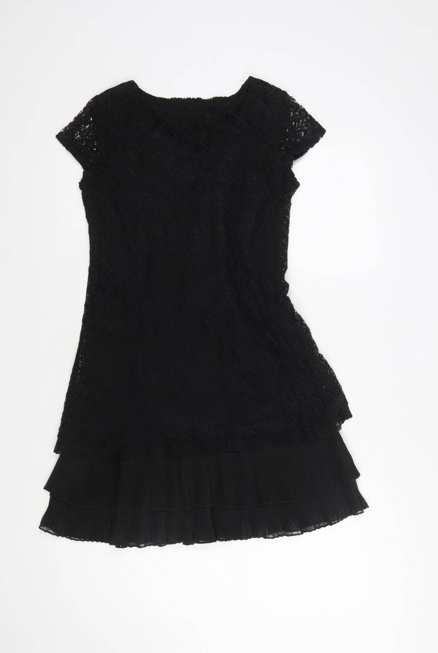 Jasmine London Women’s Black Lace Beaded Shift Dress Size S