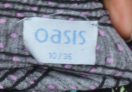 Oasis Women's Multicoloured Floral Viscose Camisole Top Size 10