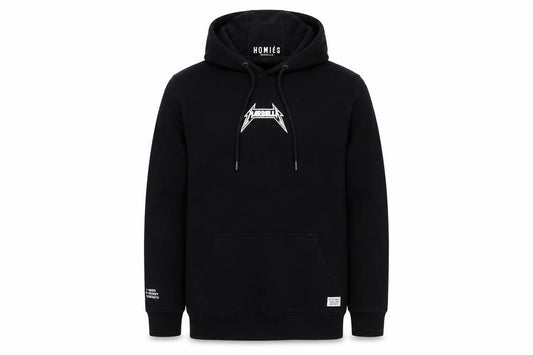 Homies Marbella Men's Black Pullover Hoodie M Graphic Fleece