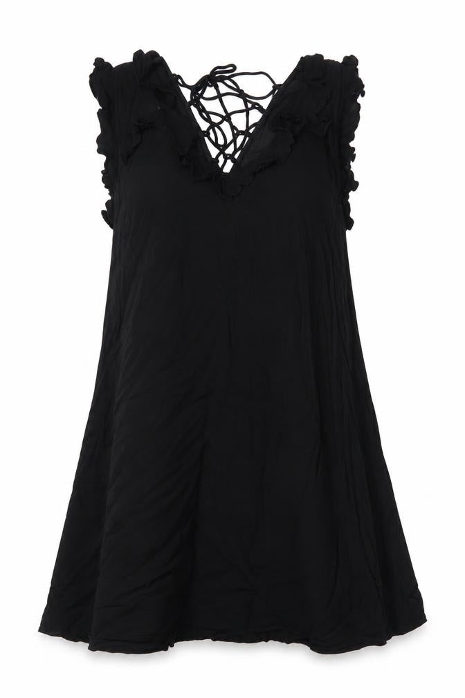 River Island Women’s Black Size 10 Sleeveless Mini Dress