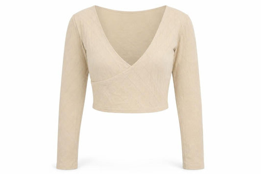 Urban Outfitters Women Beige V-Neck Knit Pullover Jumper Size M
