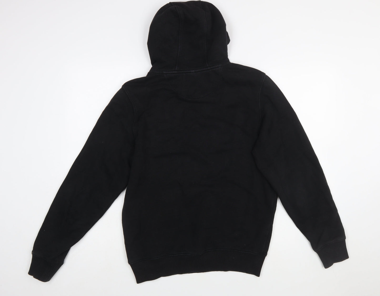 Everton Men Black S Pullover Hoodie Fleece Graphic Print