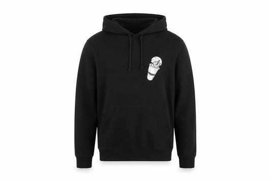 Five Guys Mens Black XS Pullover Hoodie Graphic Print