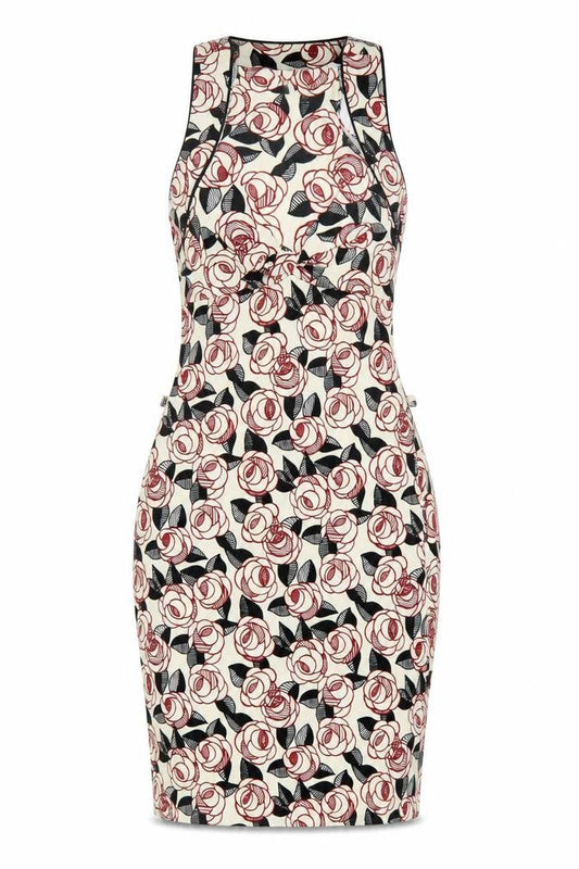 Kookai Women’s Multicoloured Floral Bodycon Dress Size 8
