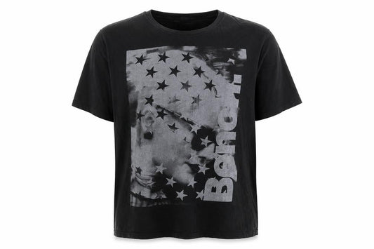Bench Mens Black XL Graphic Print Crew Neck T-Shirt