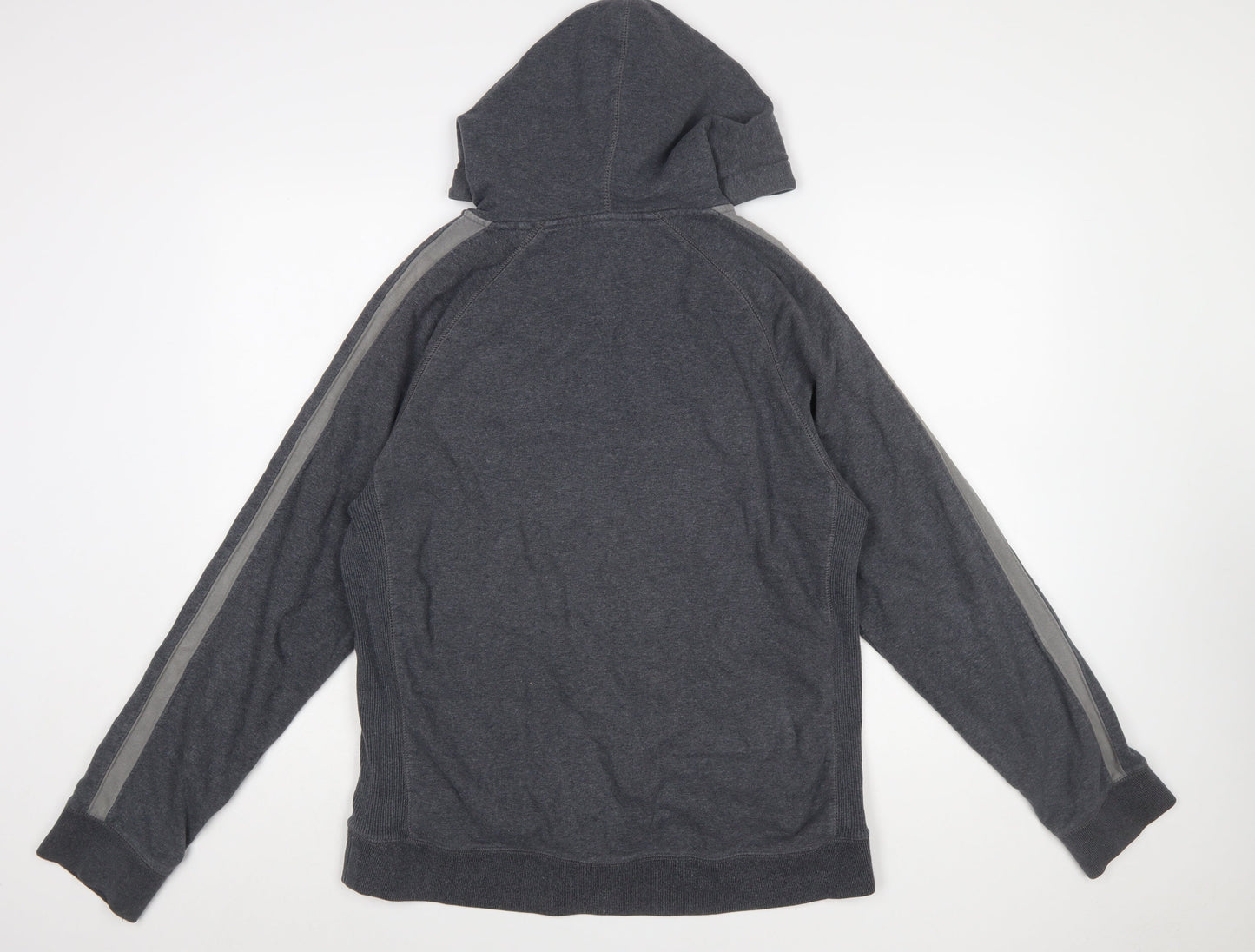 Marks and Spencer Men’s Grey Full Zip Hoodie Large Blue Harbour