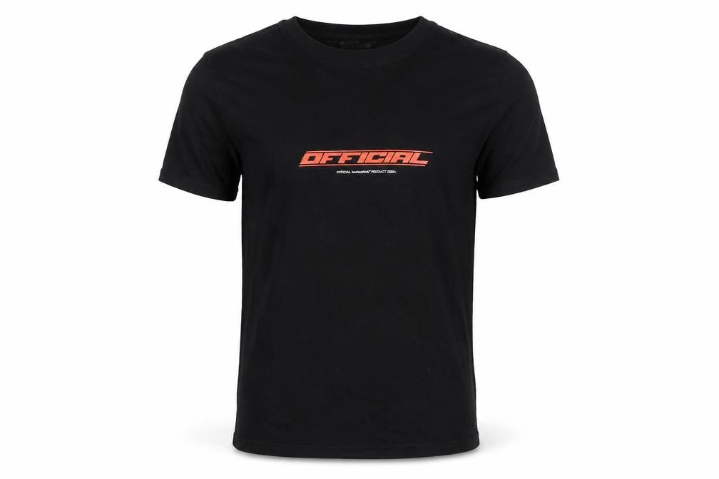boohooMAN Men's Black OFFICIAL Graphic Cotton T-Shirt Size S