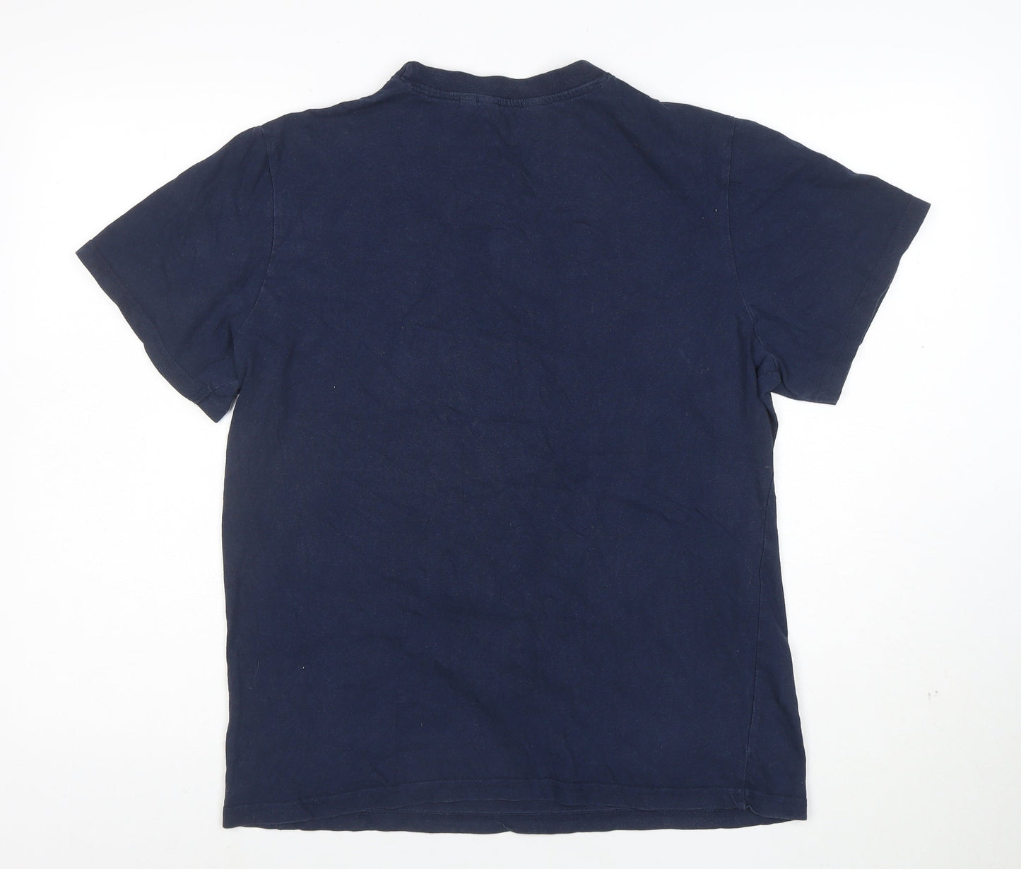 Kangaroo Poo Men's Blue Graphic Print Crew Neck T-Shirt Size S