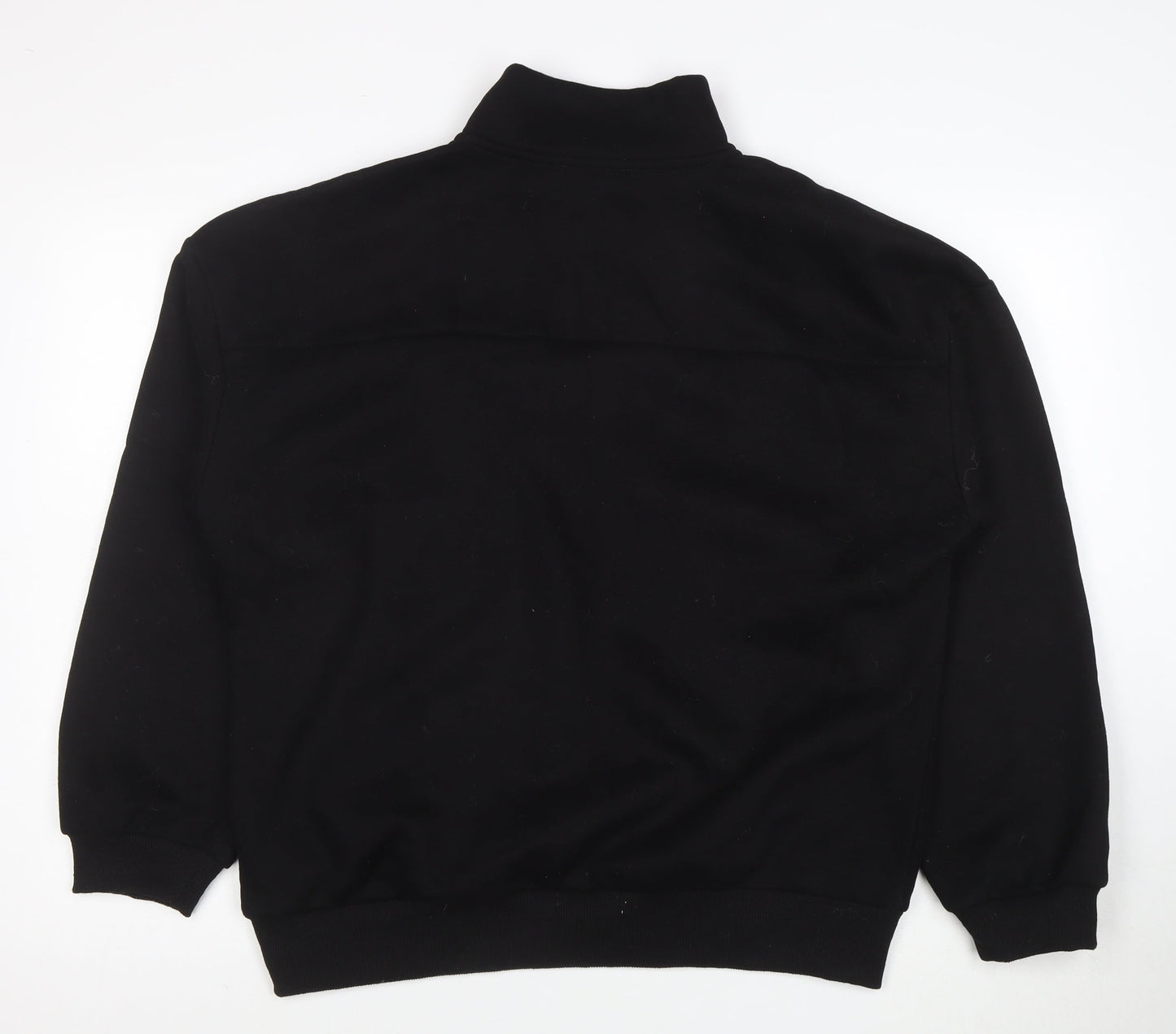 White Fox Women's Black 1/4 Zip Pullover Sweatshirt Size M/L