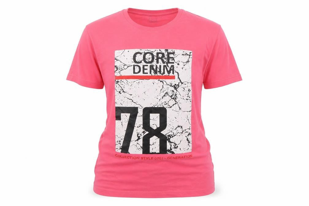 Action Women’s Pink Graphic Core Denim 78 T-Shirt M