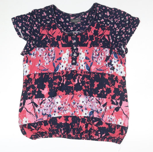 Marks and Spencer Per Una Women's Multicoloured Floral Tunic Blouse Size 18