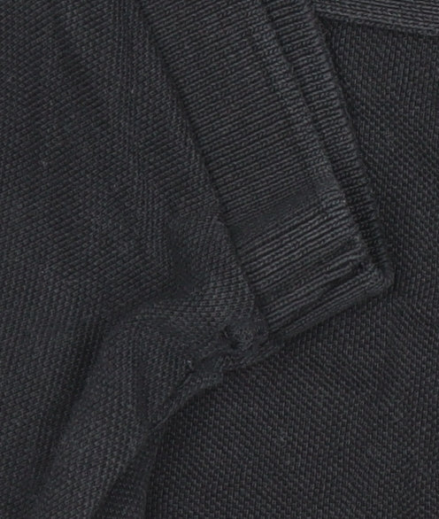 GANT Men's Black Cotton Polo Shirt Size M Short Sleeve Classic Fit
