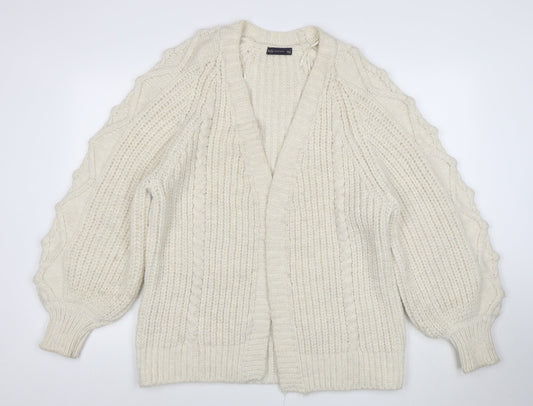 Marks and Spencer Women’s Ivory Chunky-Knit Cardigan M