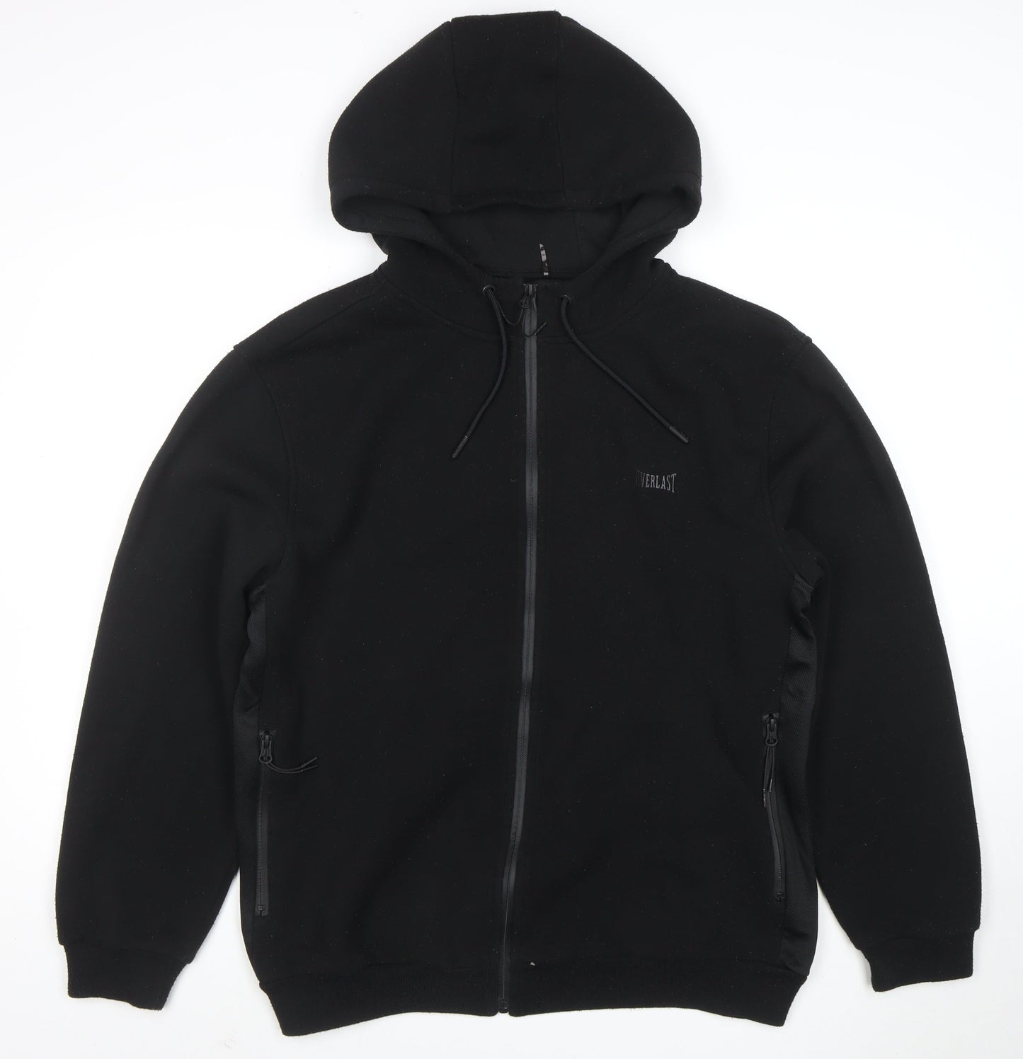 Everlast Men's Black Full Zip Hoodie XL Sports Fleece