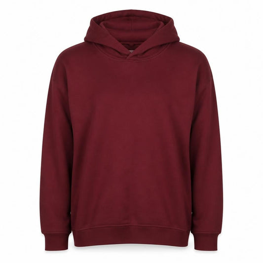 Beach Angels Womens Burgundy Pullover Hoodie Size 20 Cotton Blend