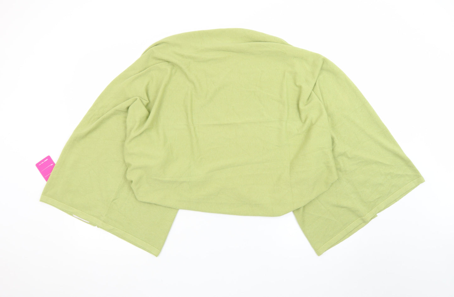 My Story Women Green Shrug Cashmere Blend One Size Lightweight
