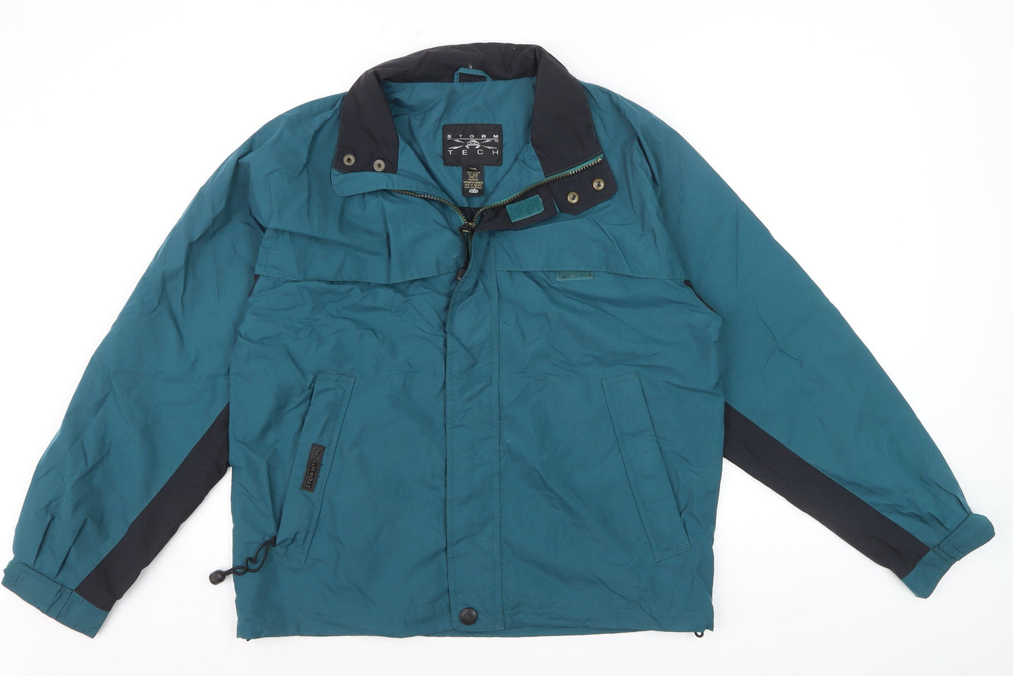 Storm Tech Men's Green XS Windbreaker Jacket Water Resistant Nylon