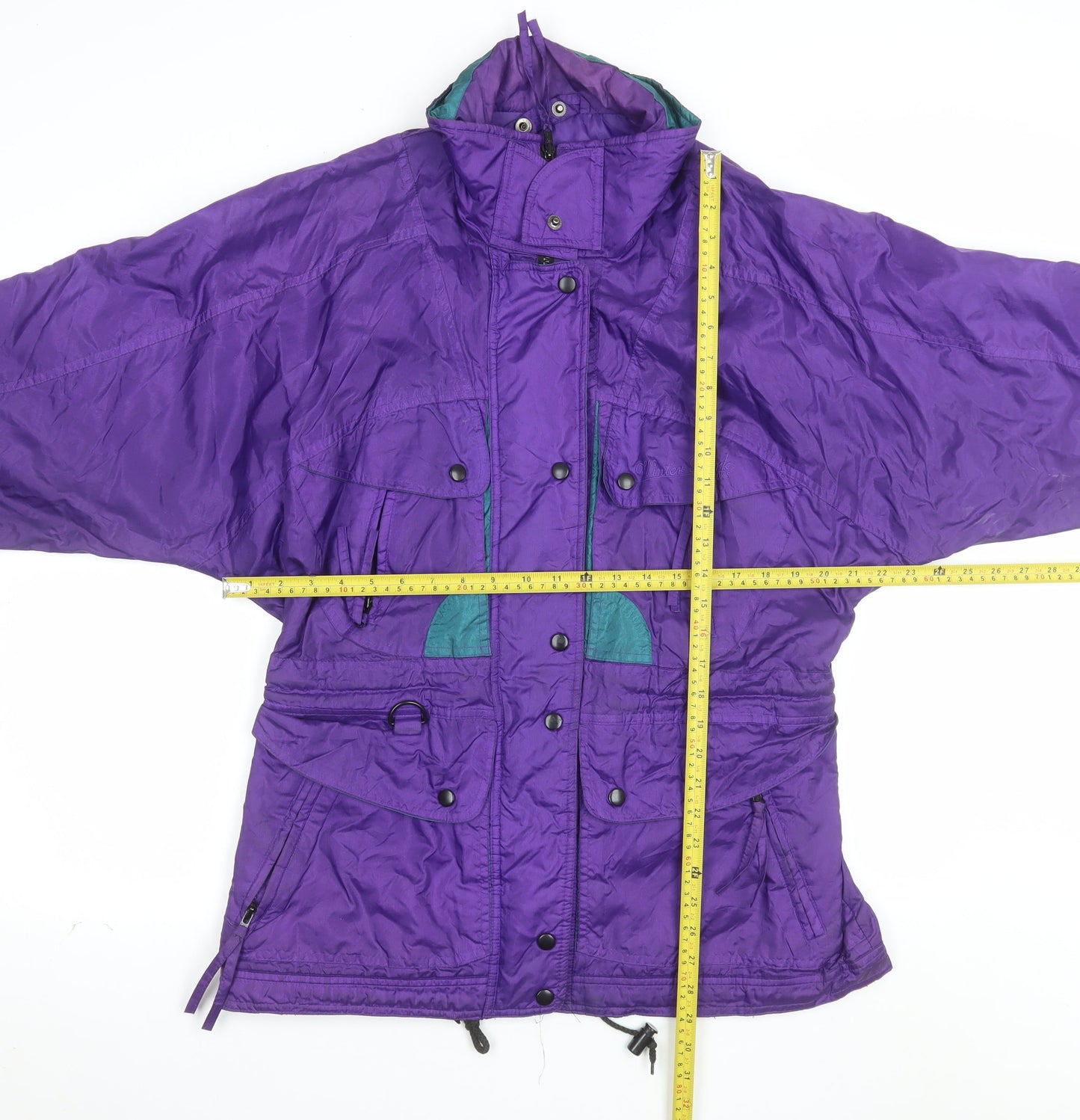 Winter Park Brooks Women's Purple Nylon Parka Jacket Size S
