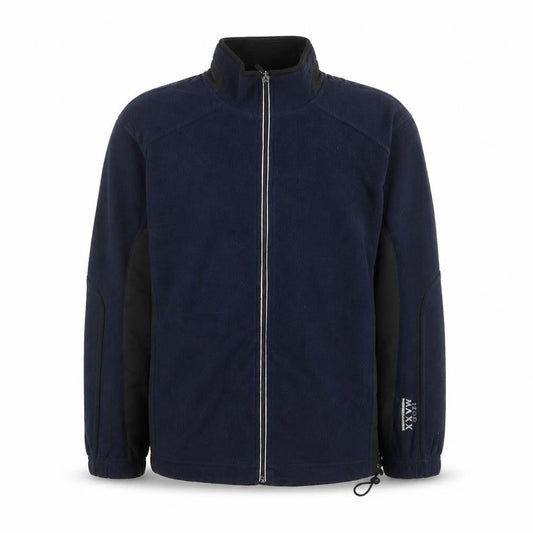IZOD PerformX Men's Blue Full Zip Fleece Sweatshirt Medium