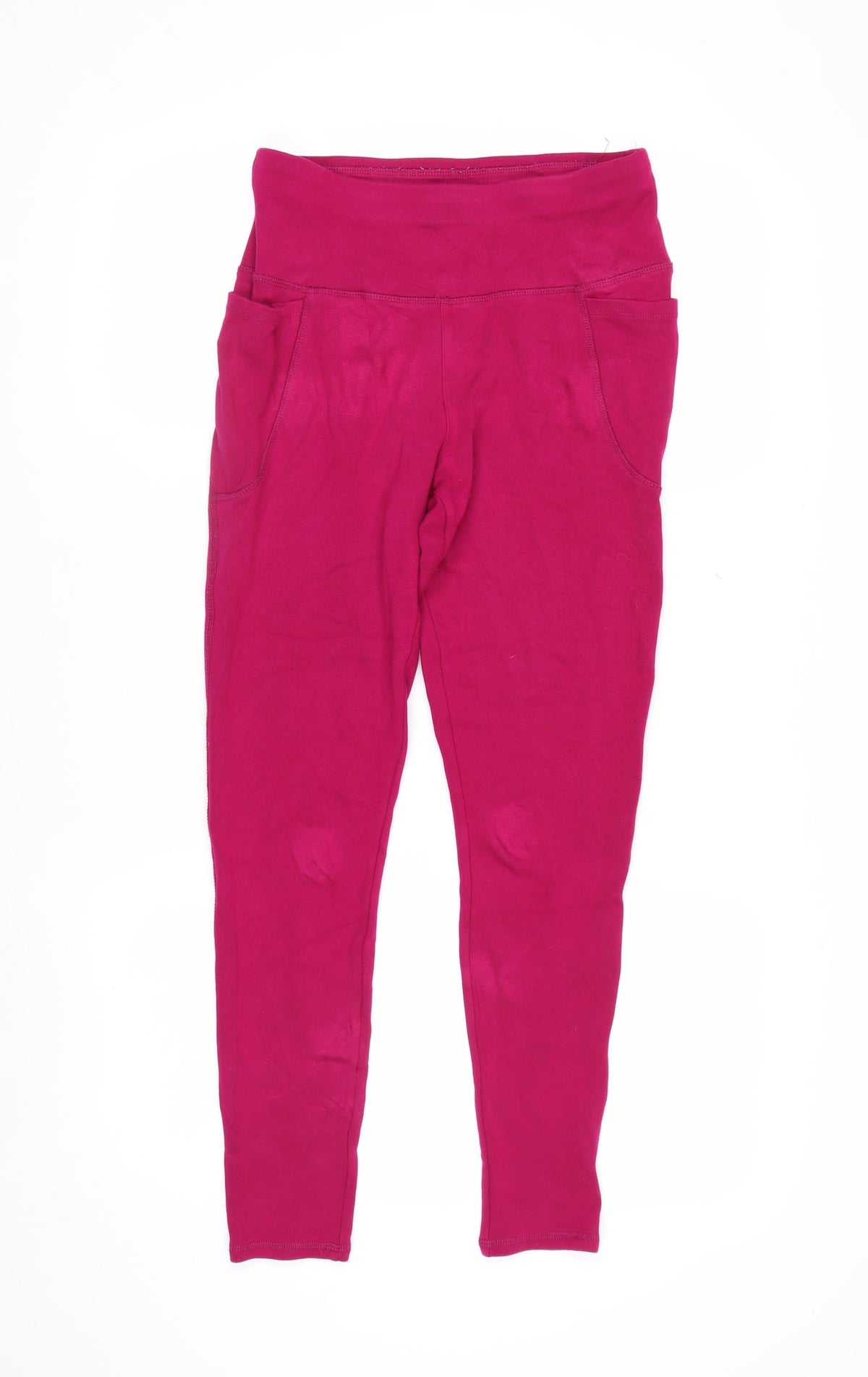 Sney Women’s Pink High Rise Ankle Leggings Size C Viscose Blend