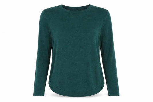 FatFace Women’s Green Wool Blend Crew Neck Long Sleeve Jumper Size 10
