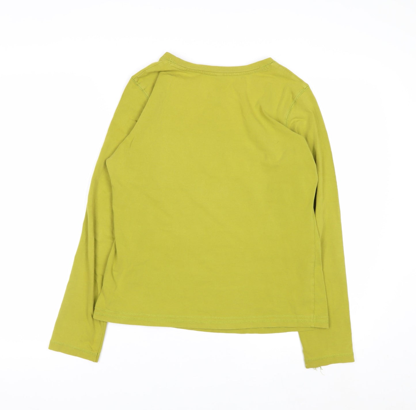 Next Women’s Green Long Sleeve Cotton T-Shirt Size 14