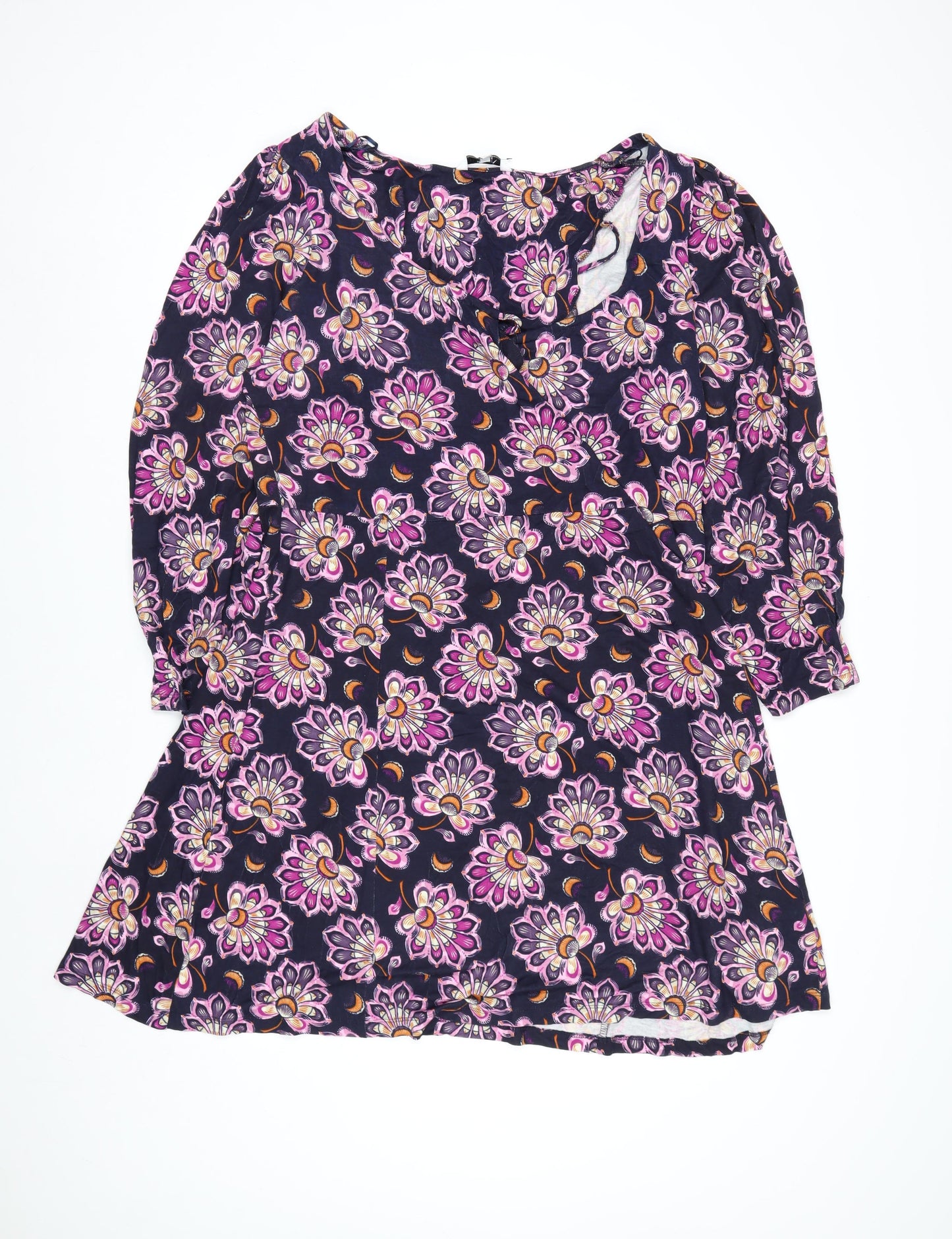 Next Women’s Multicoloured Floral A-Line Dress Size 18