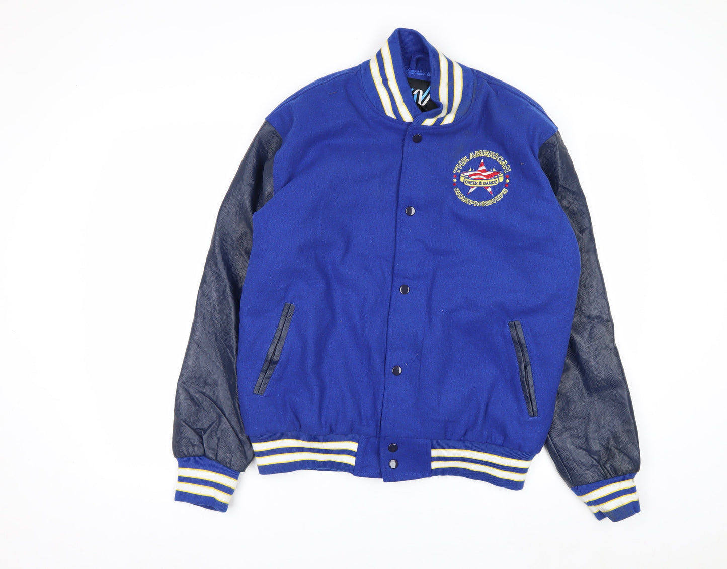 Varsity Men’s Blue College Varsity Jacket M Wool Blend