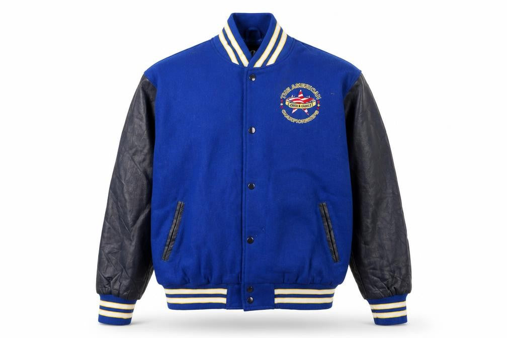 Varsity Men’s Blue College Varsity Jacket M Wool Blend