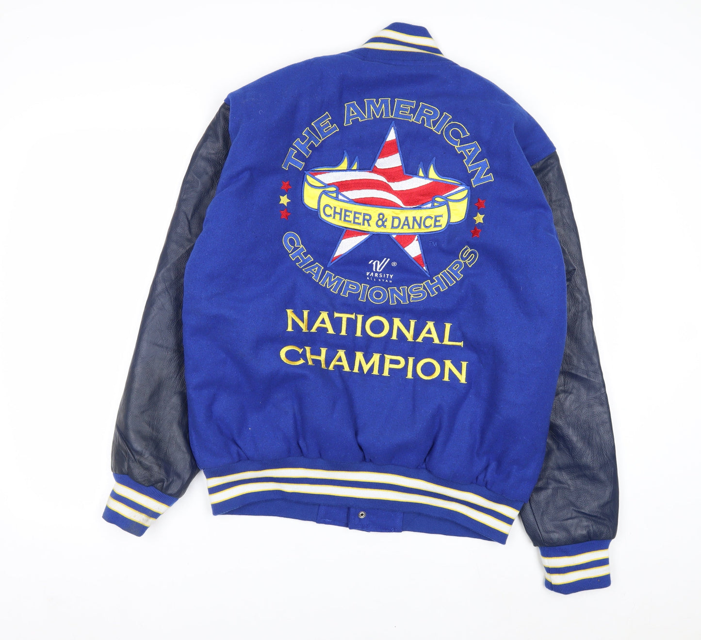 Varsity Men’s Blue College Varsity Jacket M Wool Blend