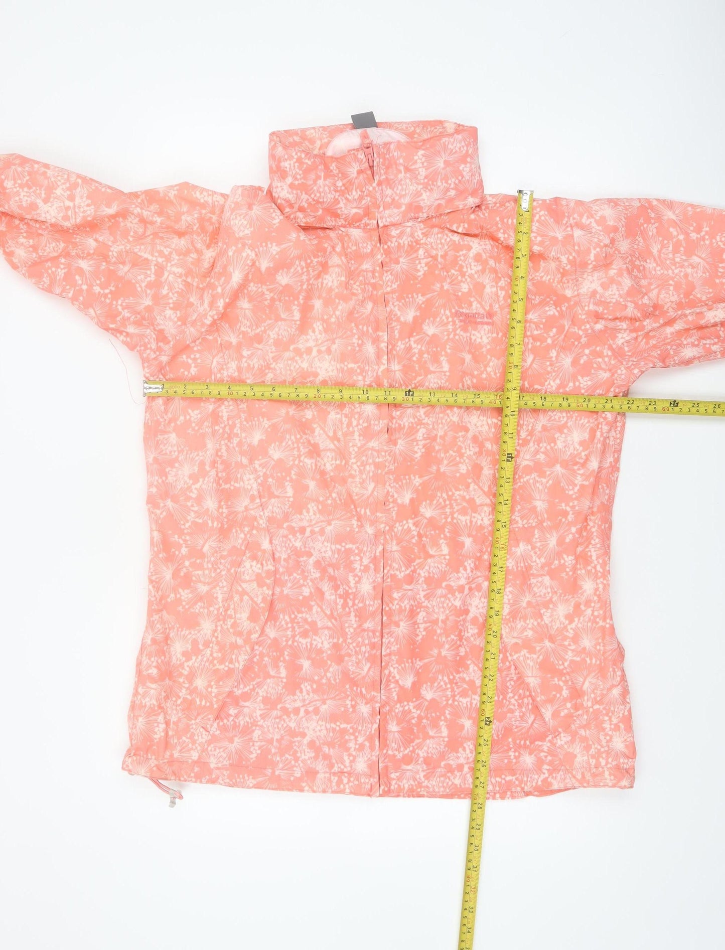 Regatta Women's Pink Floral Waterproof Rain Jacket Size 18