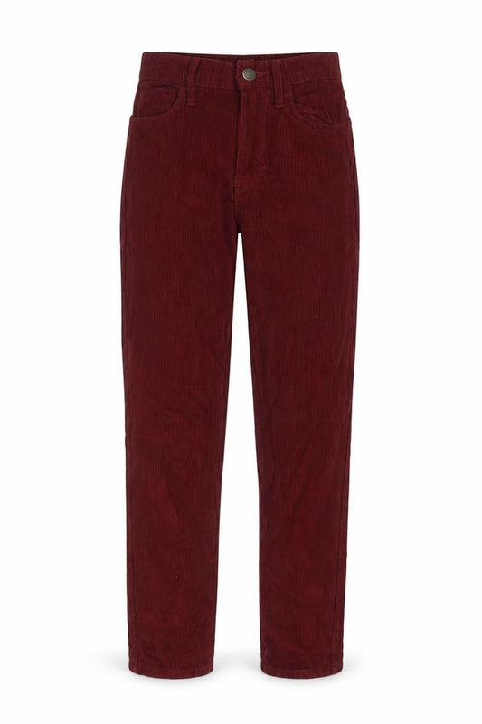 Hollister Womens Red Corduroy Skinny Trousers Size 2XS W23