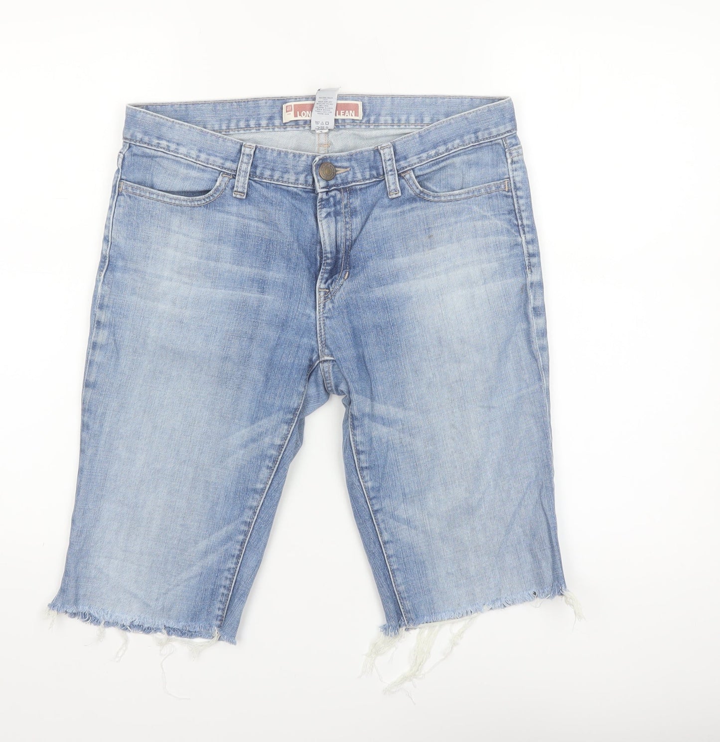 Gap Women’s Blue Denim Bermuda Shorts Size 8R Cotton Stretch