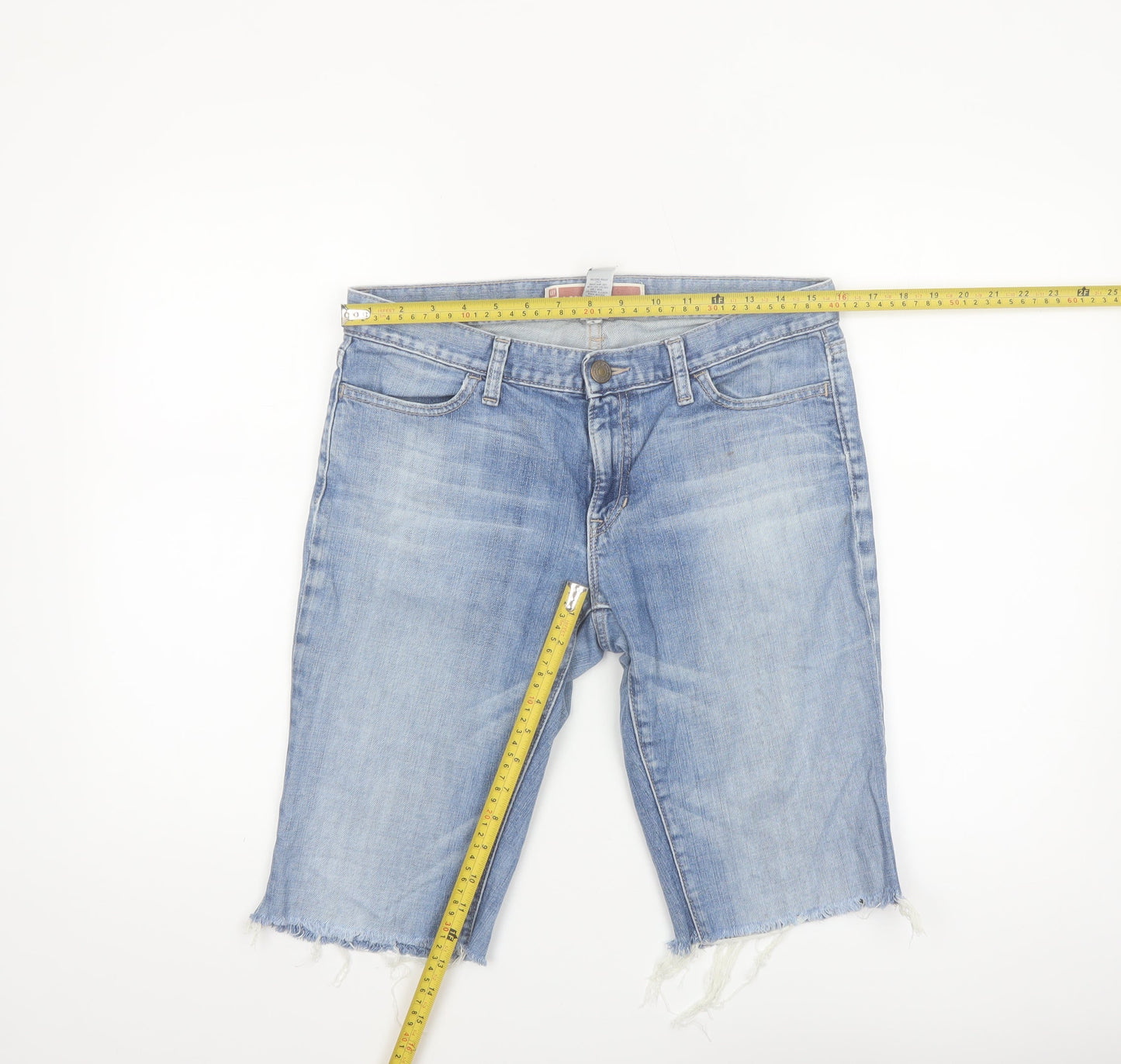 Gap Women’s Blue Denim Bermuda Shorts Size 8R Cotton Stretch