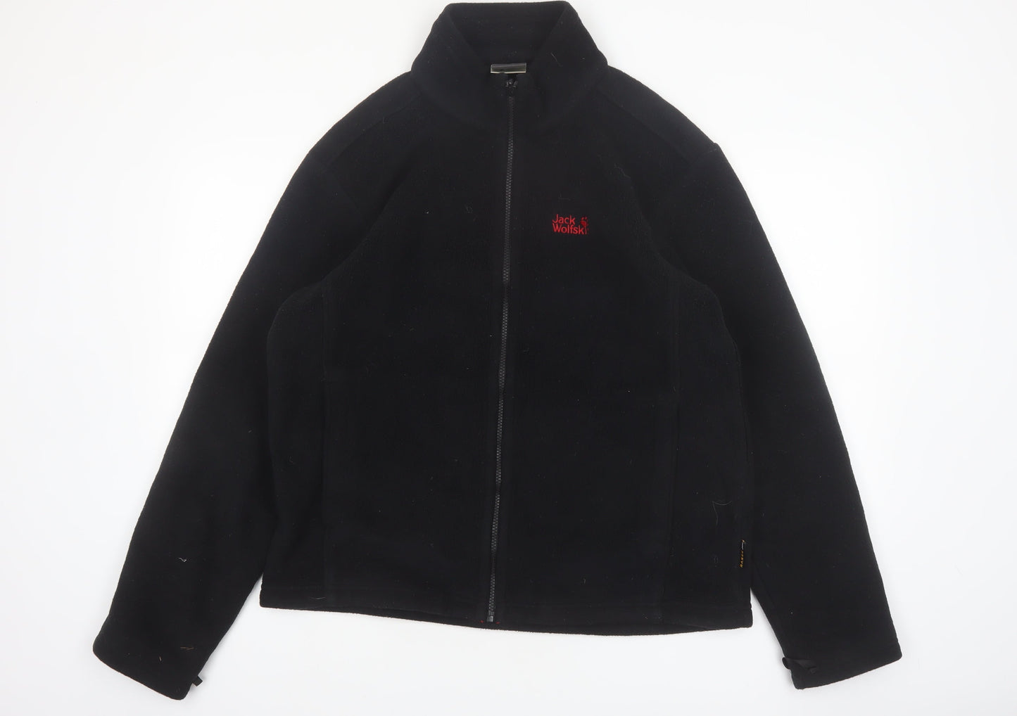 Jack Wolfskin Mens Black L Fleece Full Zip Outdoor Jacket