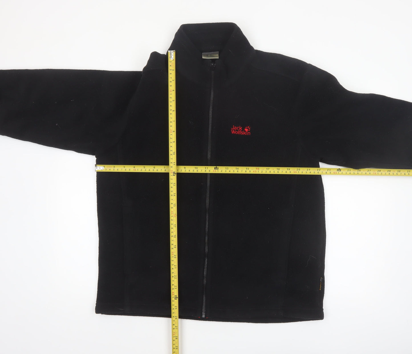 Jack Wolfskin Mens Black L Fleece Full Zip Outdoor Jacket