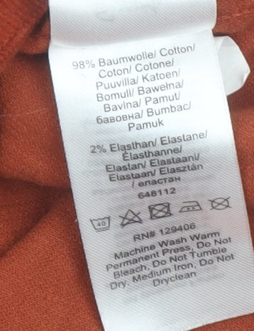bonprix collection Women's Brown Corduroy Button-Up Shirt Size 16