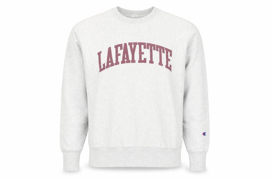 Champion Men's Grey Lafayette Reverse Weave Pullover Sweatshirt Large