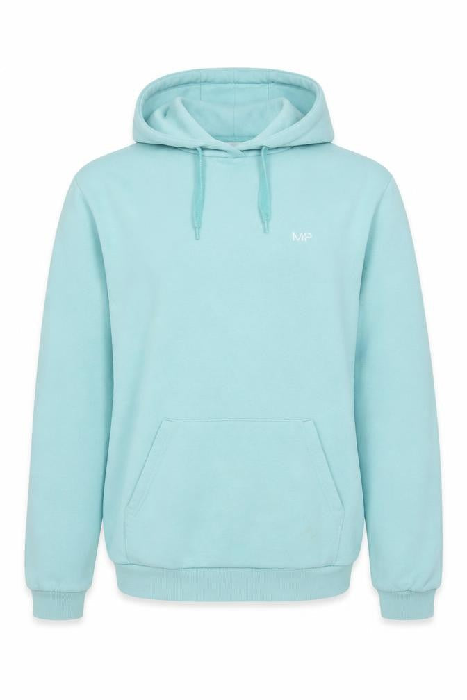 Myprotein Men's Blue Pullover Hoodie M Regular Fit Fleece Logo
