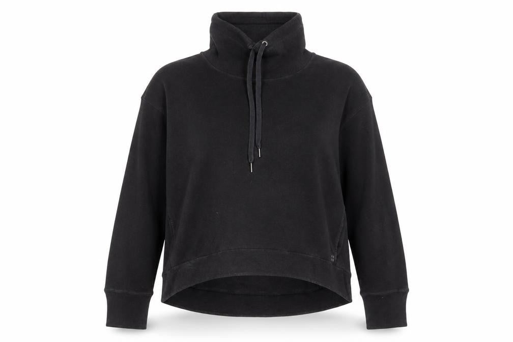 Sweaty Betty Womens Black XXL Funnel Neck Pullover Sweatshirt
