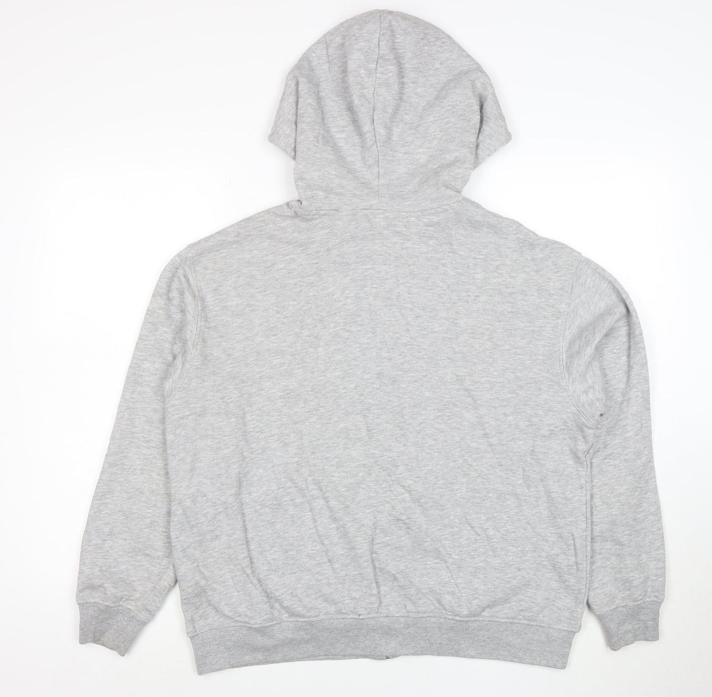 H&M Divided Women’s Grey Full Zip Hoodie M Cotton Blend