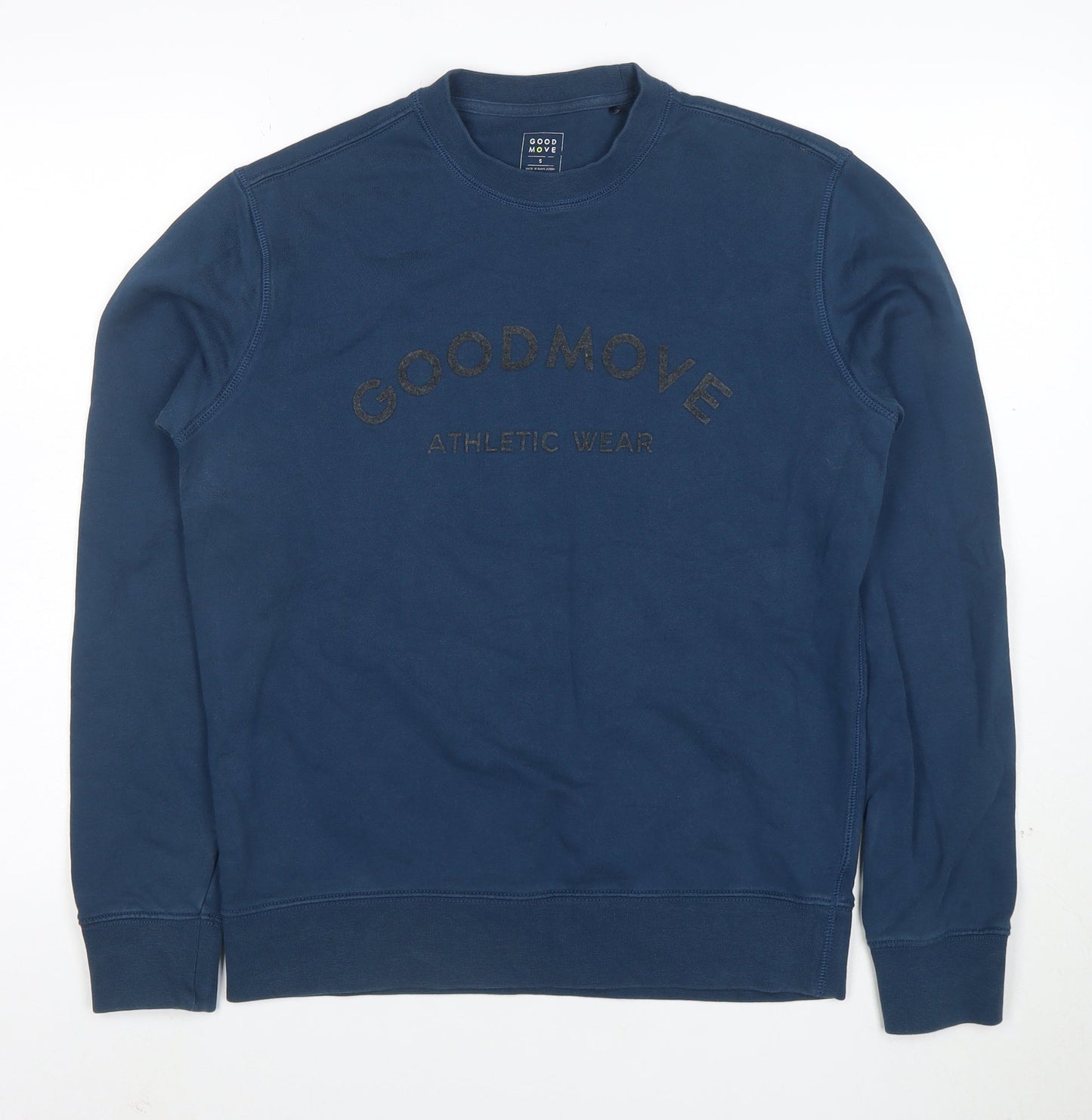 Abercrombie & Fitch Men's Blue L Pullover Logo Sweatshirt