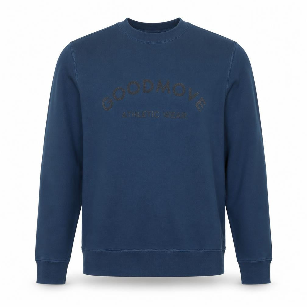 Abercrombie & Fitch Men's Blue L Pullover Logo Sweatshirt