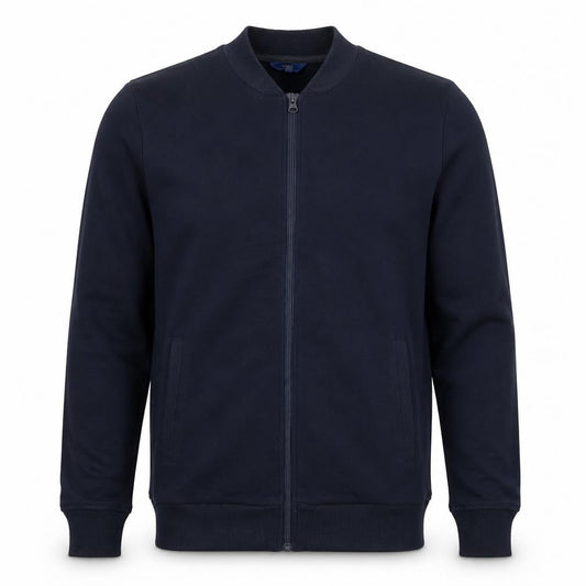Coton Traders Men's Navy Full Zip Sweatshirt M