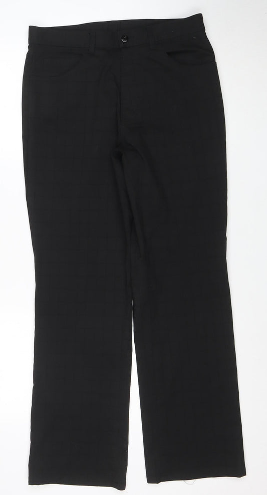 Zucci Women’s Black Regular Fit Straight Jeans W32