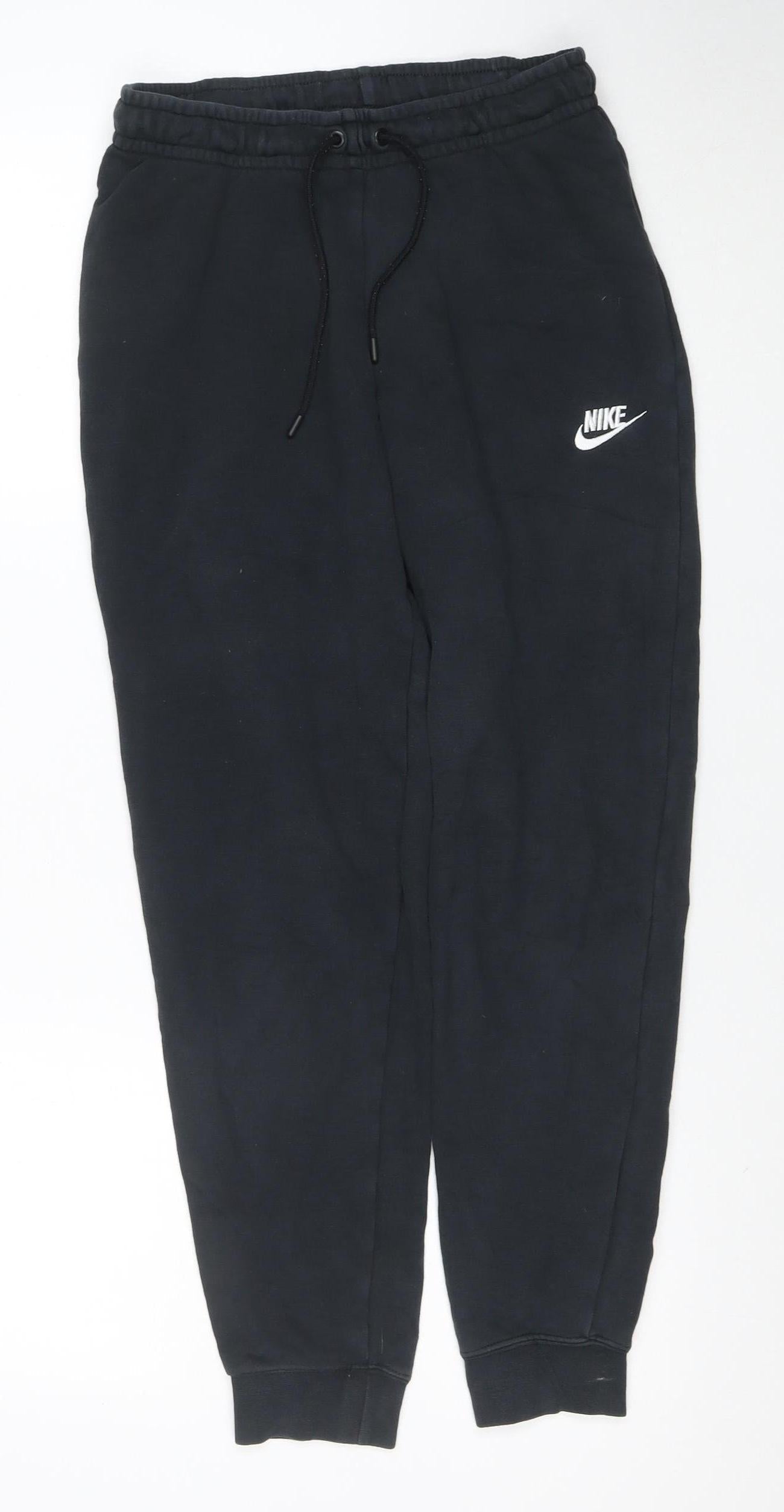 Nike Women's Black Jogger Sweatpants Size S Regular Fit Fleece