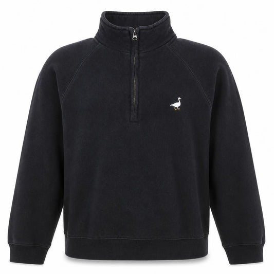 Goose and Gander Women’s Black Small 1/4 Zip Fleece Sweatshirt