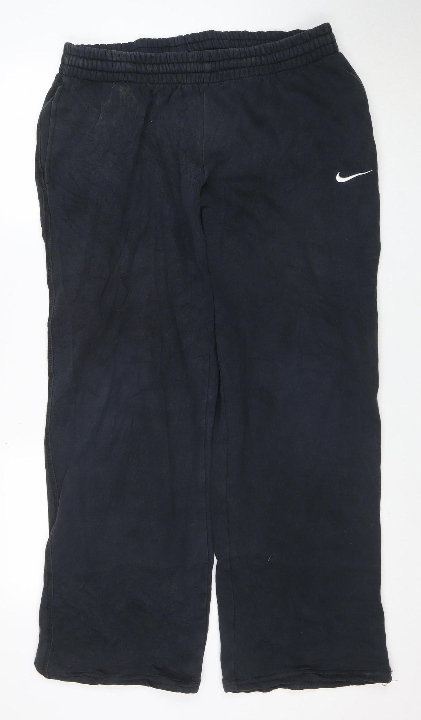 Nike Men's Black XL Fleece Track Pants with Pockets