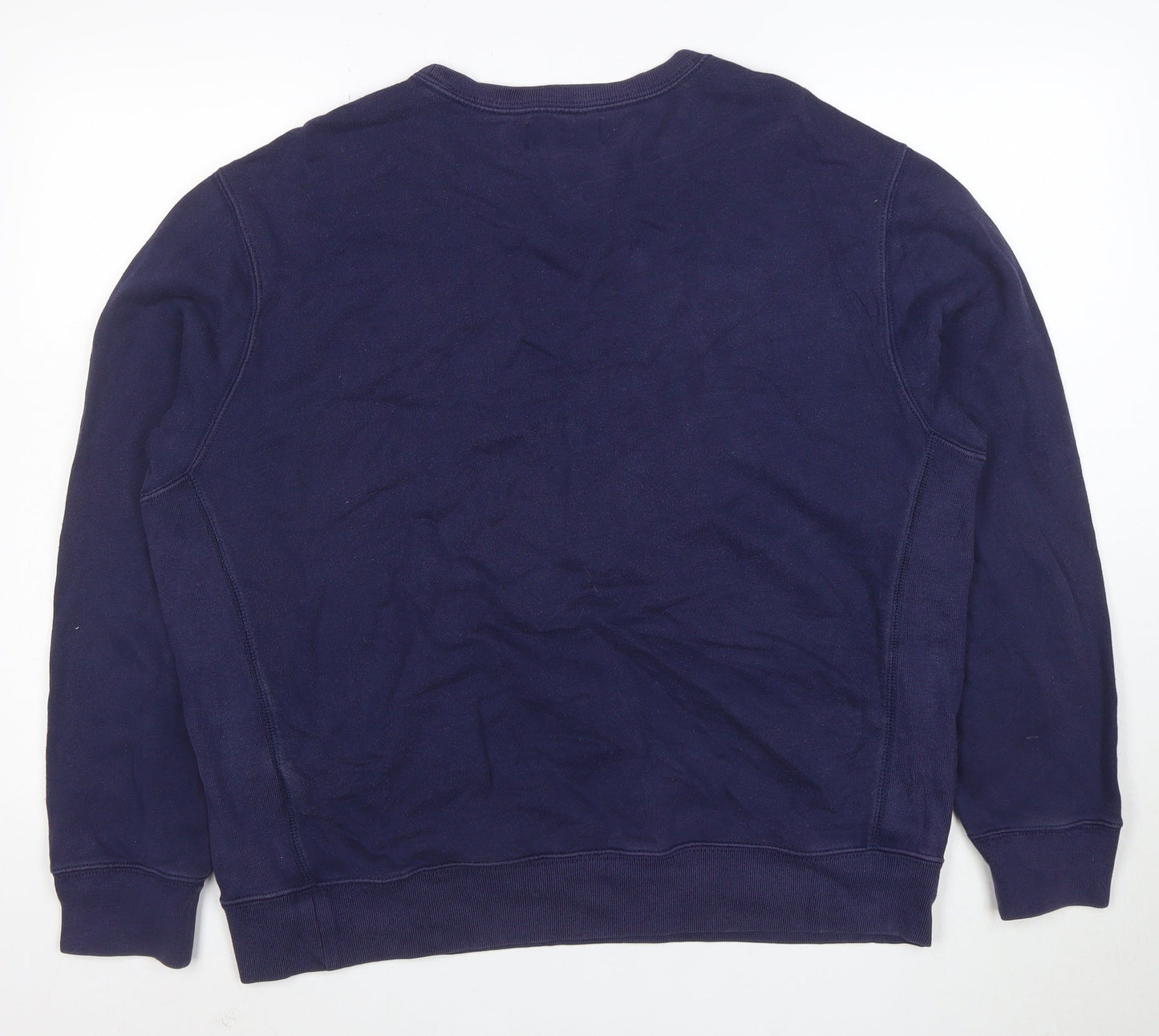 Ralph Lauren Men's Blue XL Crew Neck Cotton Sweatshirt
